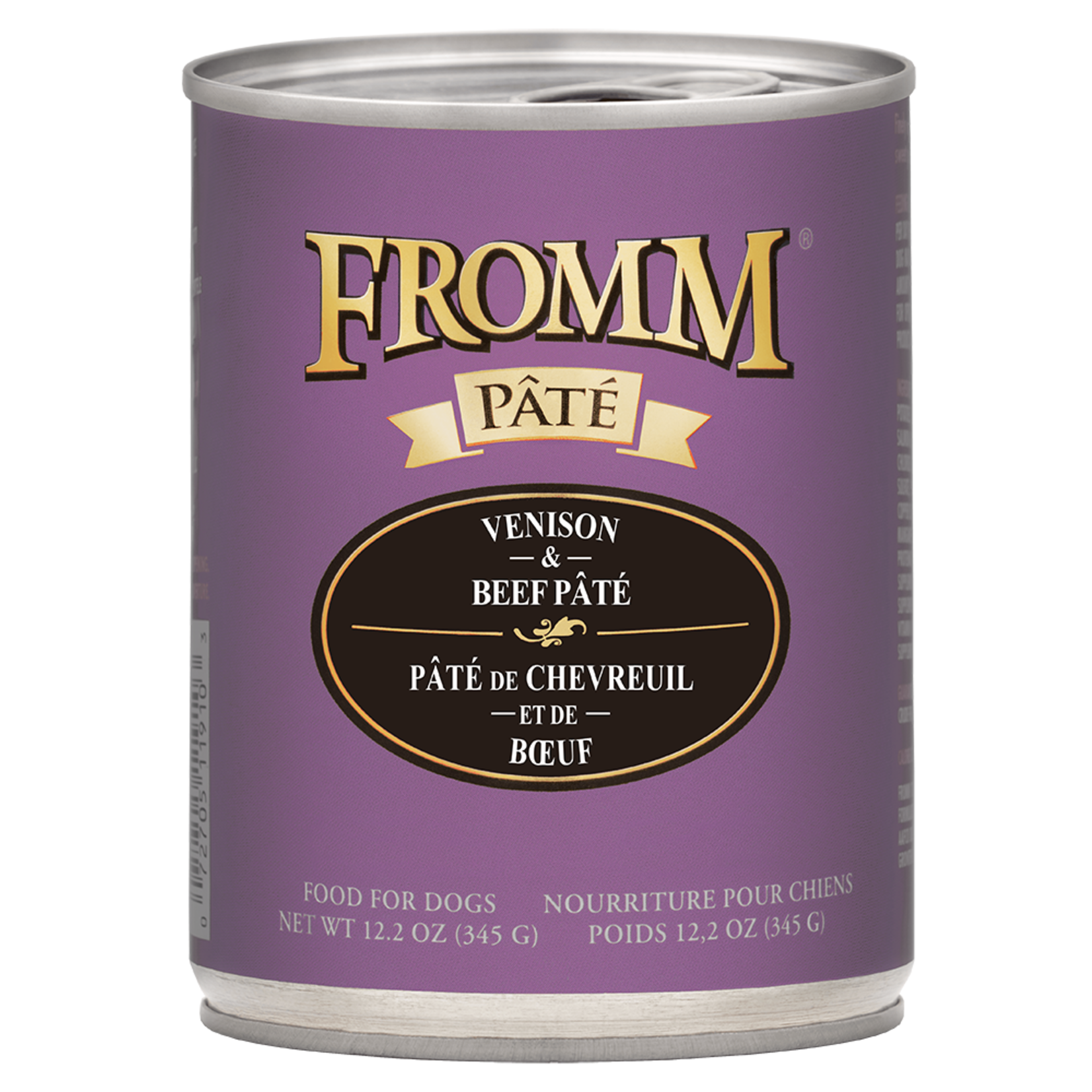 Fromm Family Fromm Pate Venison & Beef Wet Dog Food 12.2 oz