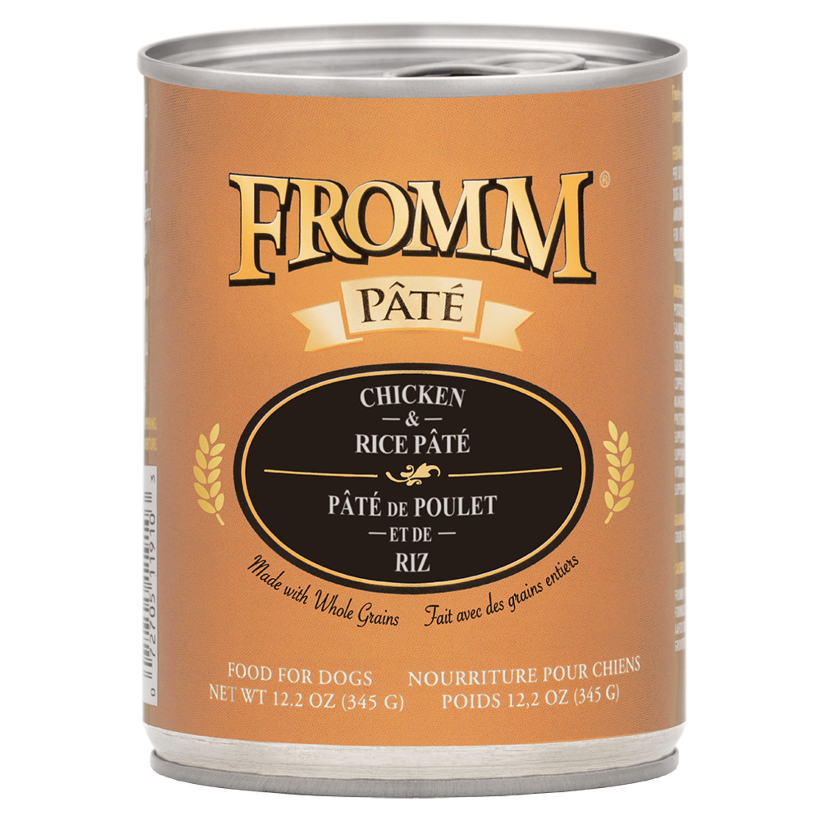 Fromm Family Fromm Pate Chicken & Rice Wet Dog Food 12.2 oz