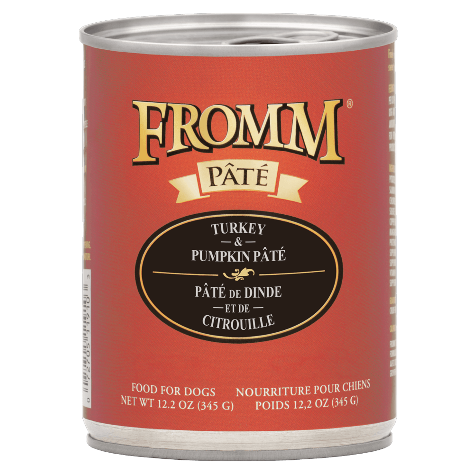 Fromm Family Fromm Pate Turkey & Pumpkin Dog Food 12.2 oz