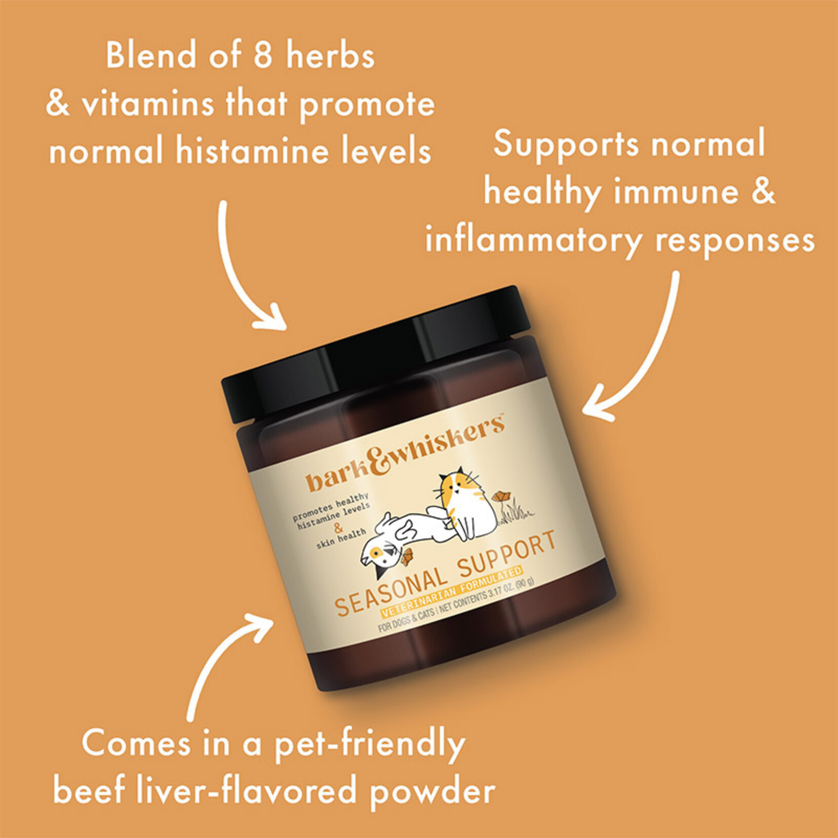 Mercola Bark & Whiskers™ Seasonal Support 3.17oz