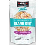 Koha KOHA LID Bland Diet Beef and Rice Pouch 12.5oz