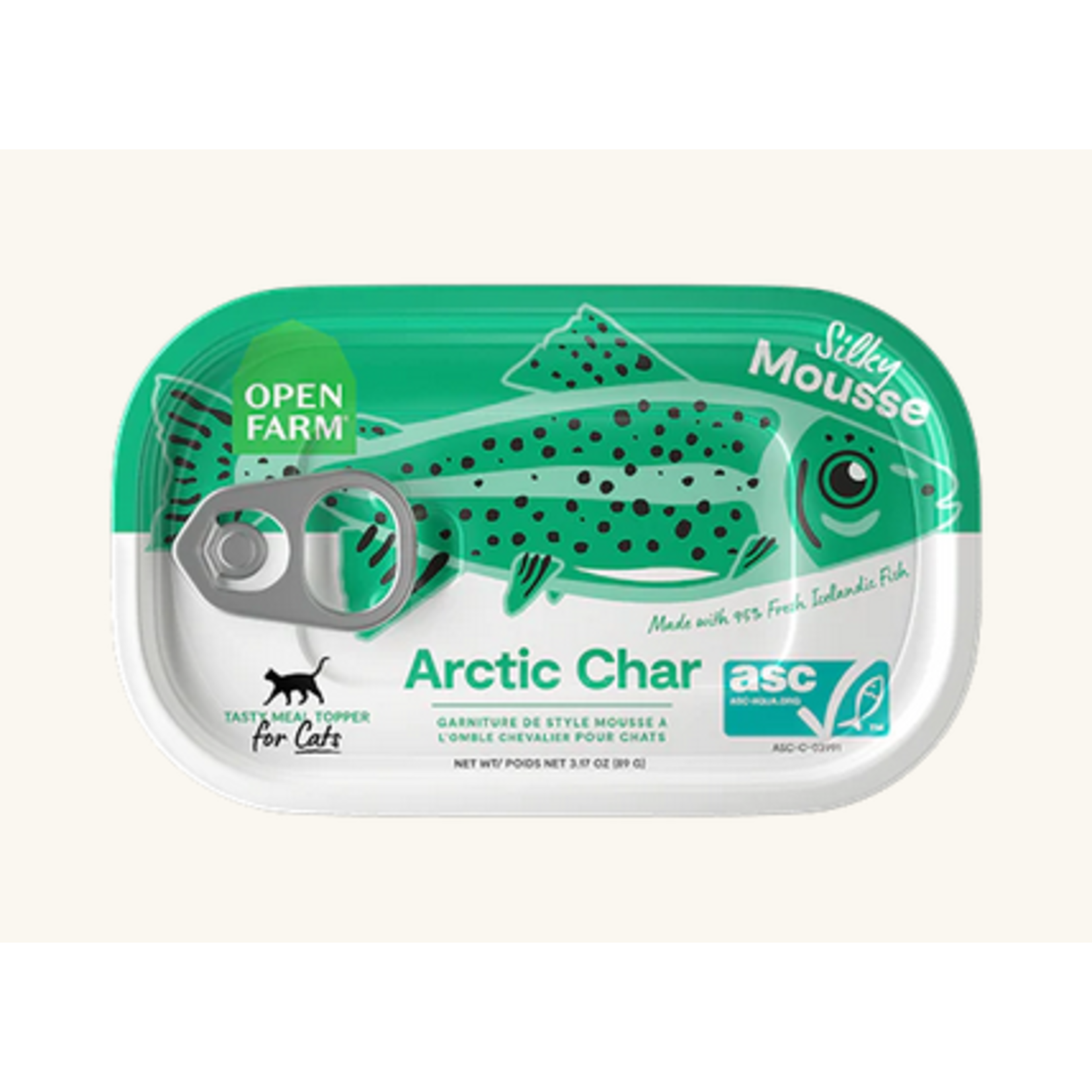 Open Farm OPEN FARM CAT ARTIC CHAR TOPPER 3.17 OZ