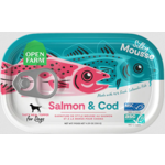 Open Farm Open Farm Salmon & Cod Silky Mousse Meal Topper for Dogs 4.59 oz