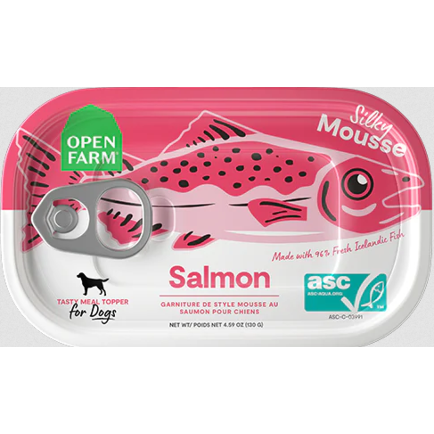 Open Farm Open Farm Silky Mousse Salmon Topper for Dogs 4.59 oz