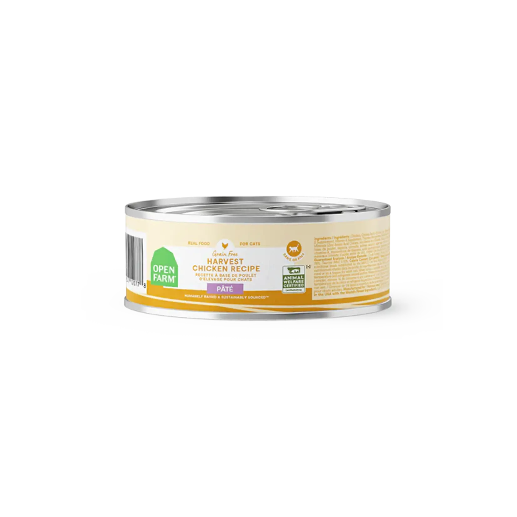 Open Farm Open Farm  Grain Free Harvest Chicken Recipe Pate Wet Cat Food 2.8 oz