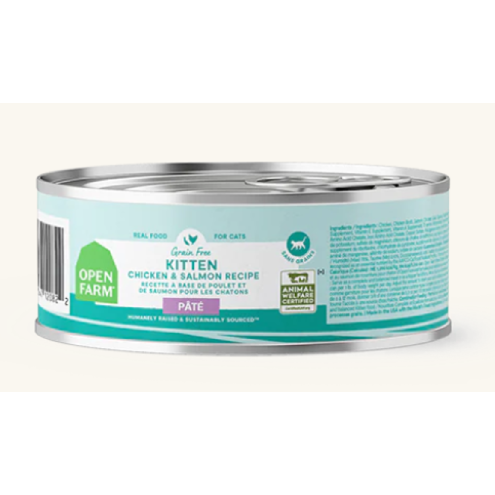 Open Farm Open Farm GF Chicken & Salmon Kitten 5.3 oz Can