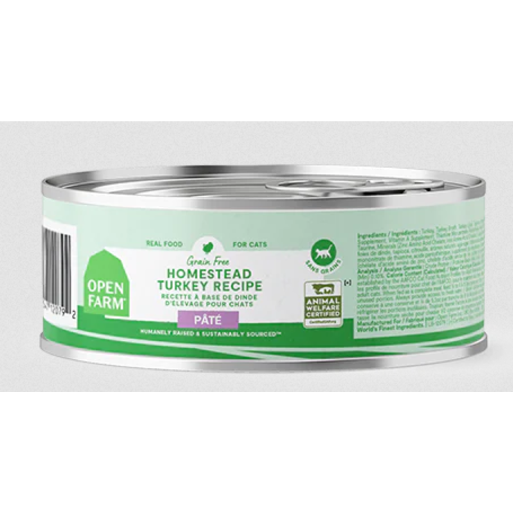 Open Farm OPEN FARM CAT HOMESTEAD TURKEY 5.3 OZ