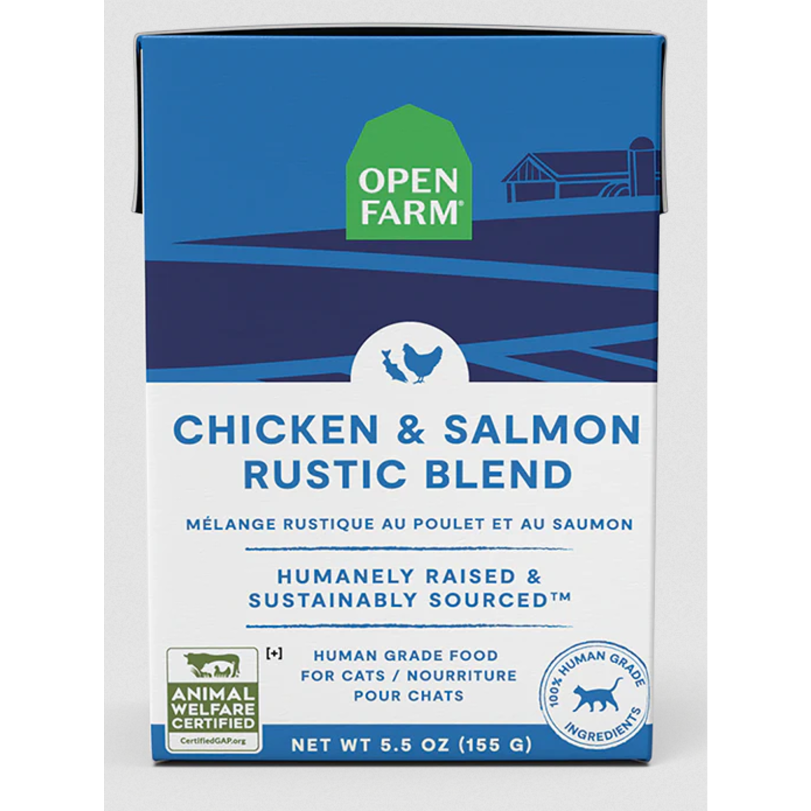 Open Farm OPEN FARM CAT RUSTIC BLEND CHICKEN & SALMON 5.5 OZ