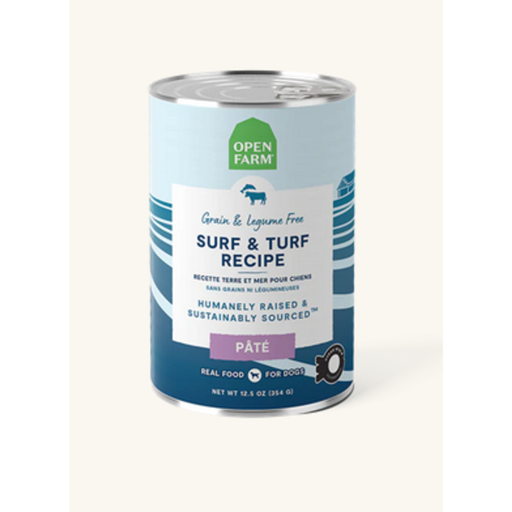 Open Farm Open Farm Grain & Legume Free Surf & Turf Pate Wet Dog Food 12.5 oz
