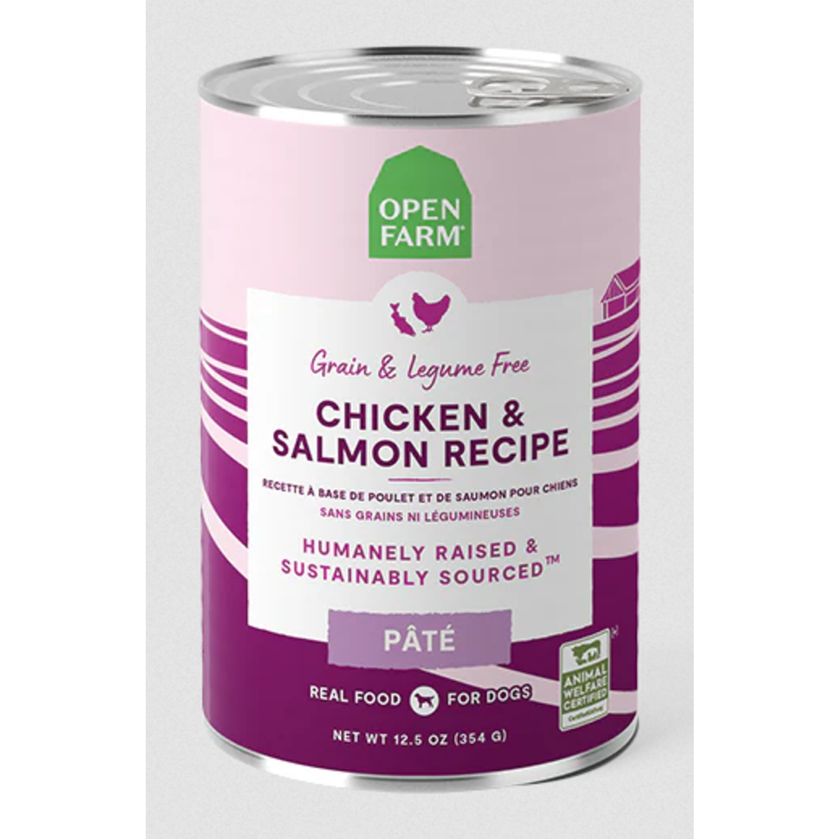 Open Farm OPEN FARM CHICKEN/SALMON PATE 12.5 OZ