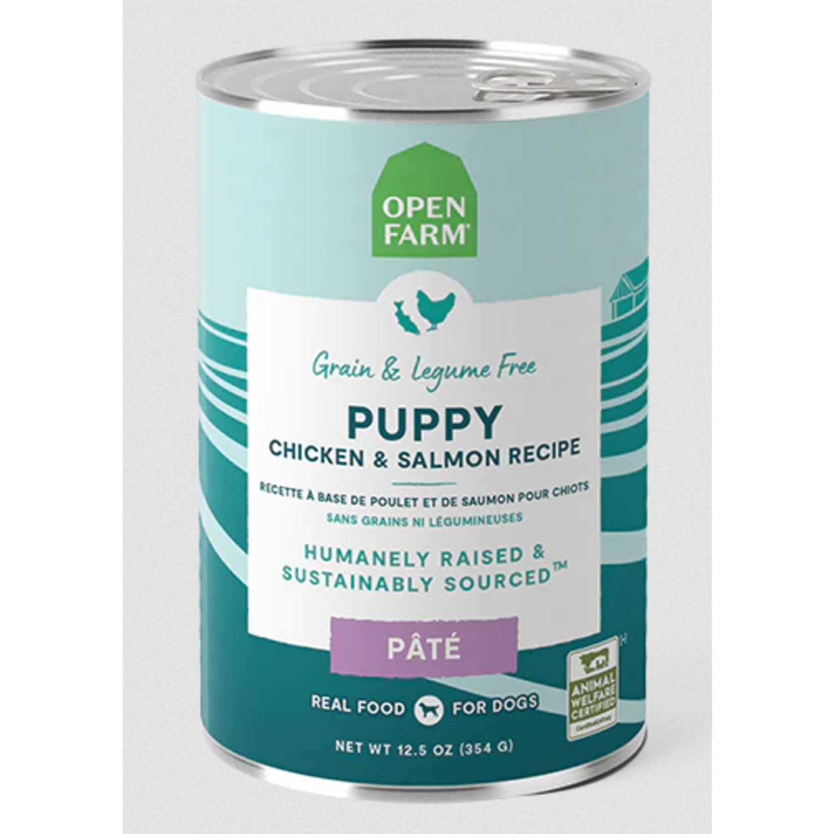 Open Farm OPEN FARM PUPPY CHICKEN/SALMON PATE 12.5 OZ