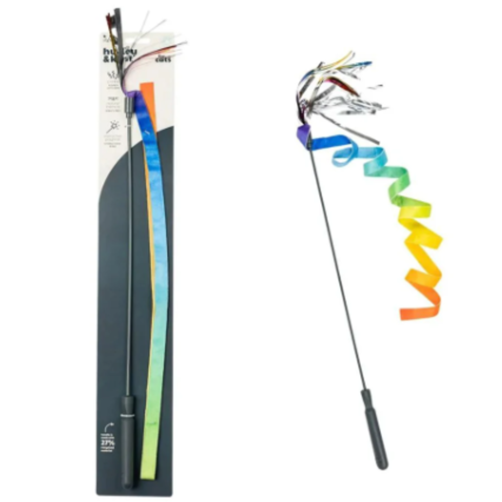 Huxley & Kent H&K Cat Wand Dance & Lure Rainbow