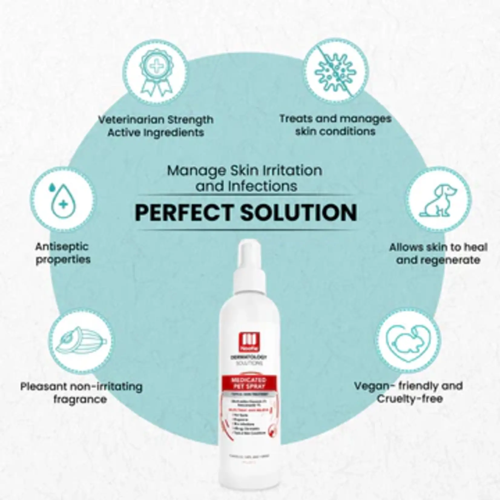 Nootie NOOTIE MICROBIAL MEDICATED SPRAY 8 OZ