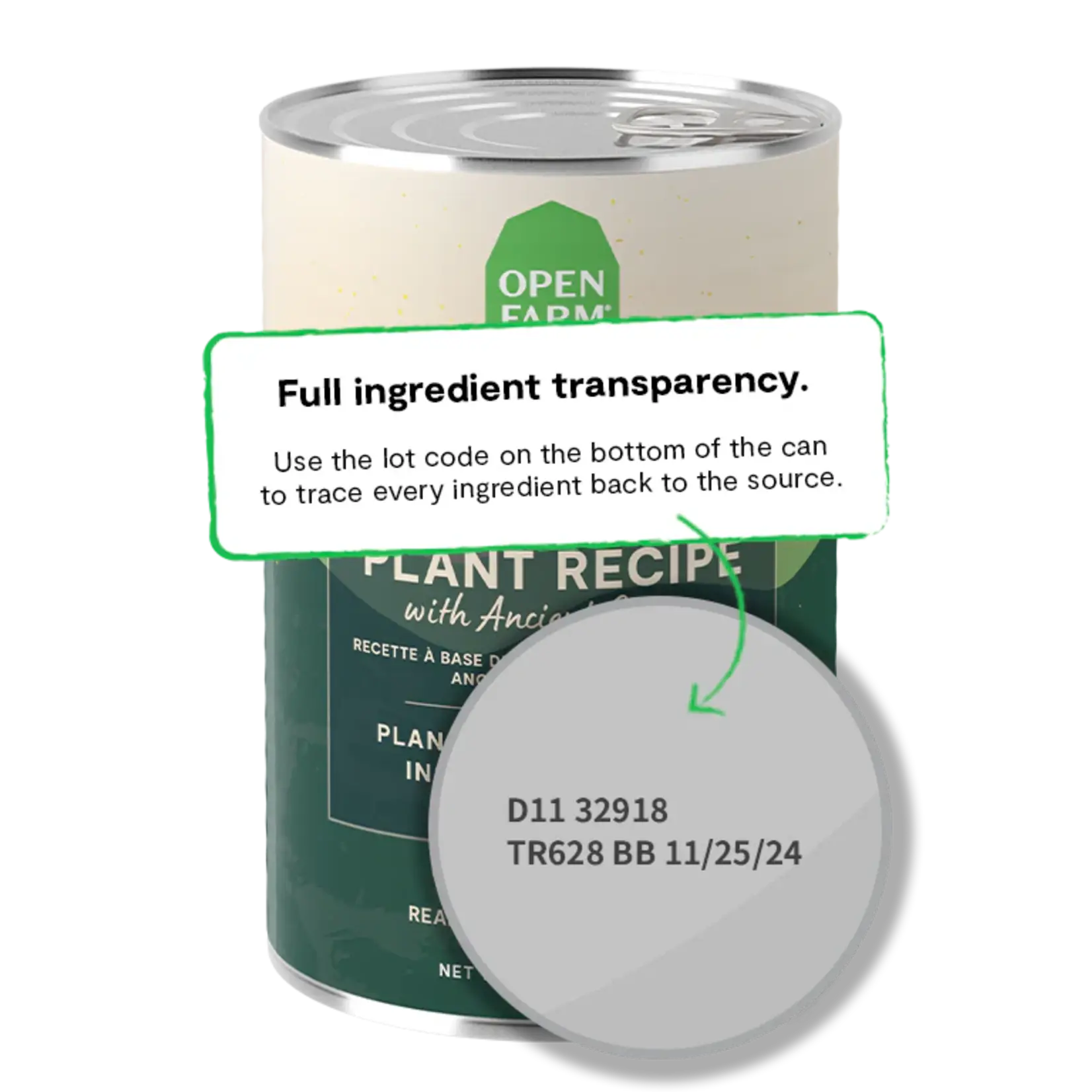 Open Farm OPEN FARM Kind Earth Plant Recipe Pate Dog 12.5oz