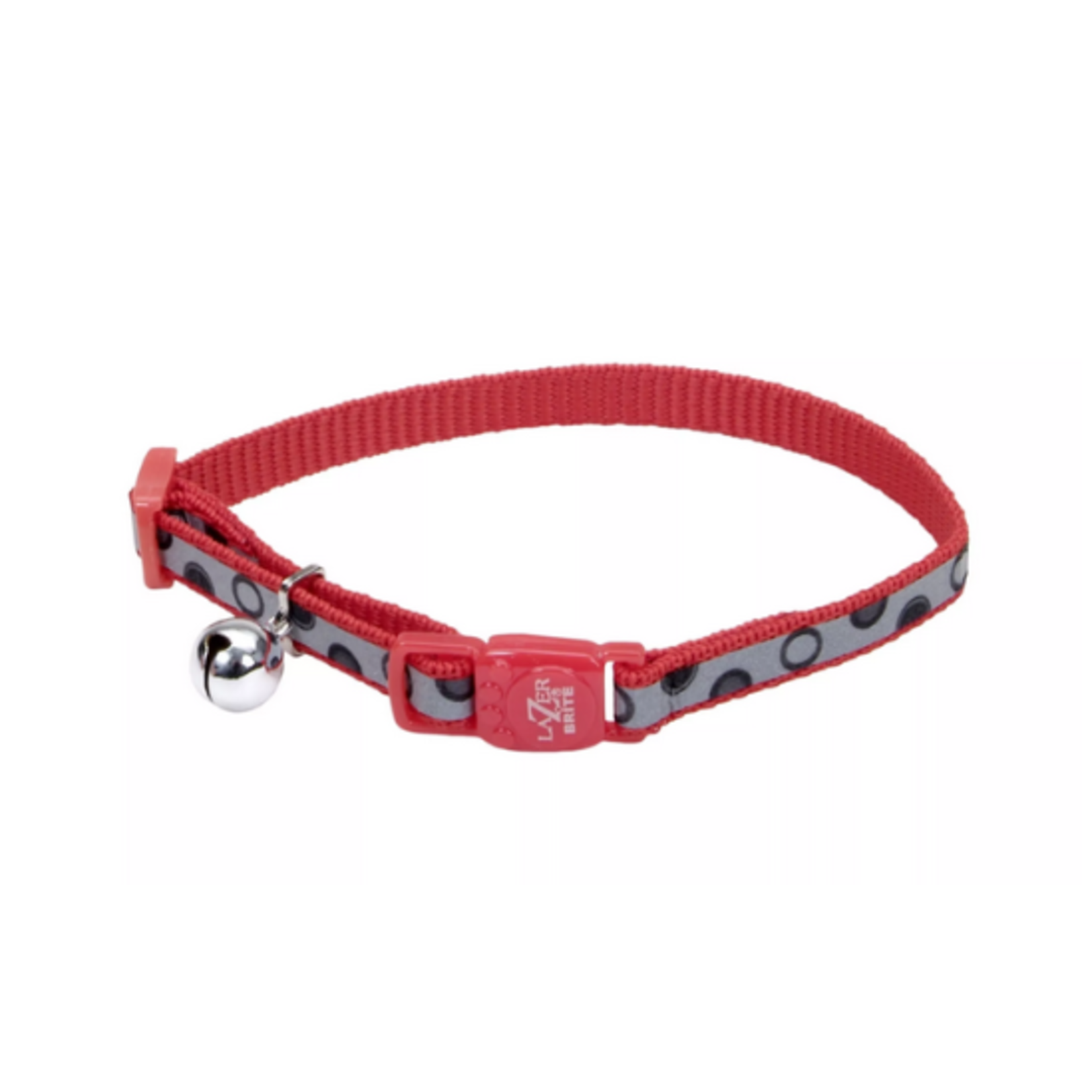Coastal Pet Products COAST Safe Cat Reflective Collar 8-12" Red Bubble *Special Order*