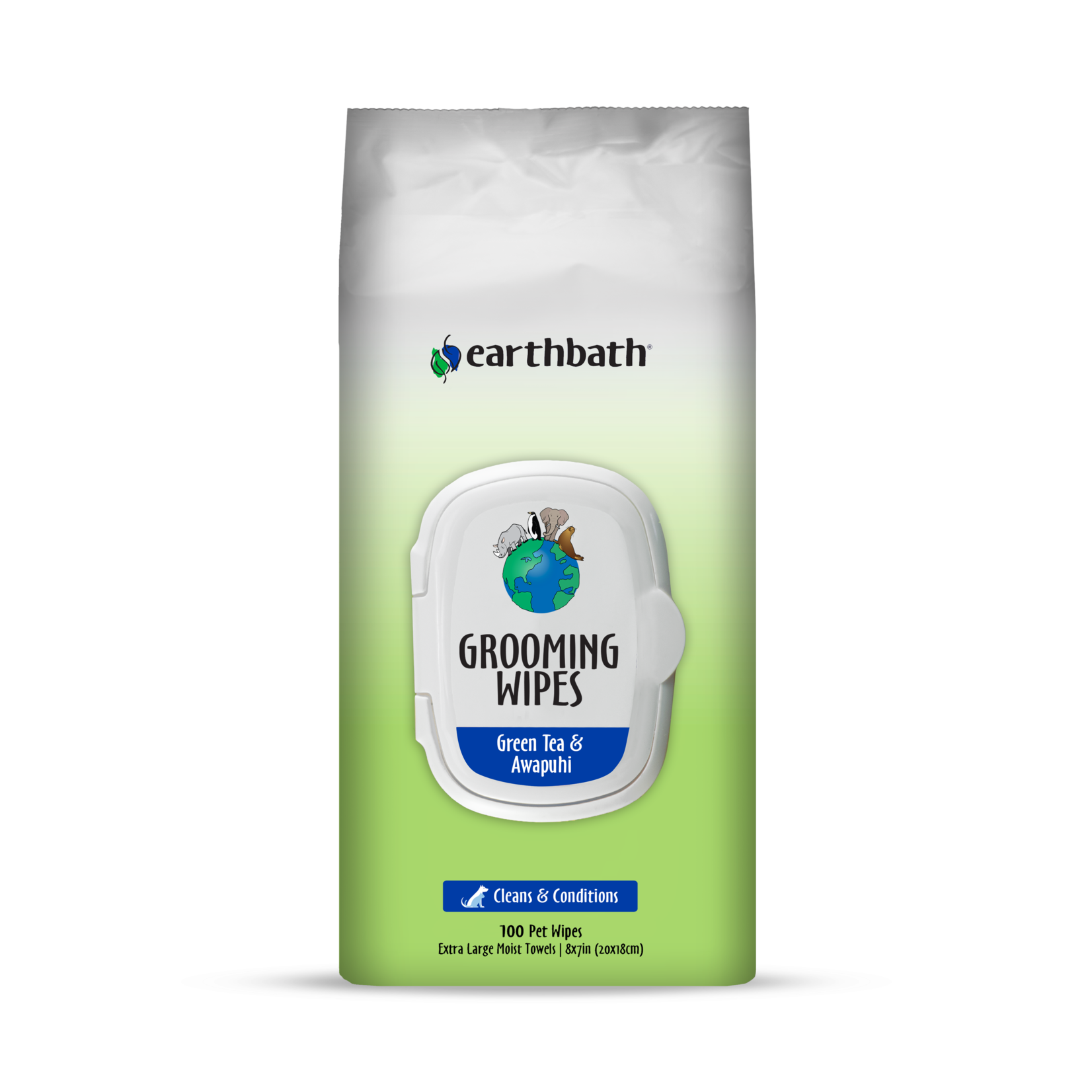 Earthbath EARTHBATH Green Tea Wipes 100ct *Special Order*