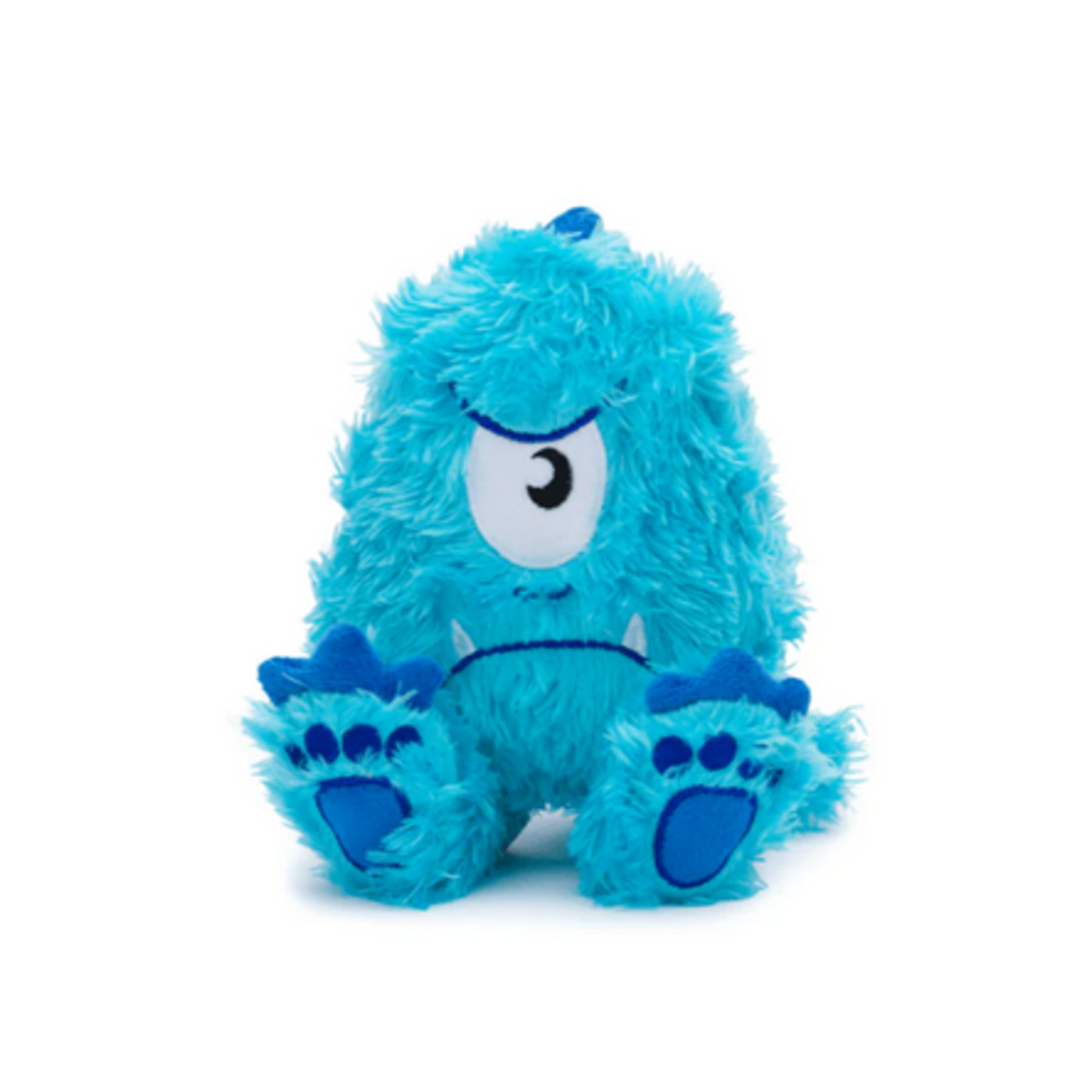 Fabdog FABDOG Fluffy Monster Blue SM Dog Toy