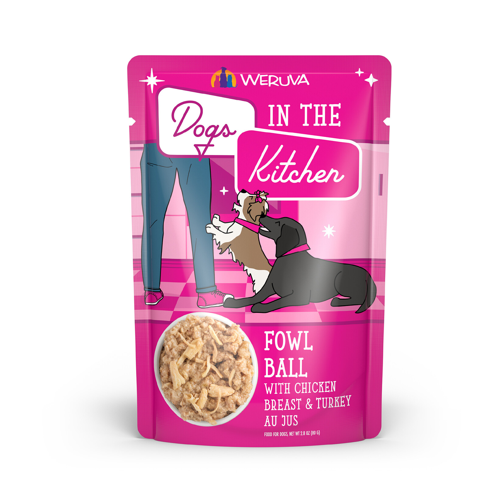 Weruva Weruva Fowl Ball Dog Food 2.8oz Pouch