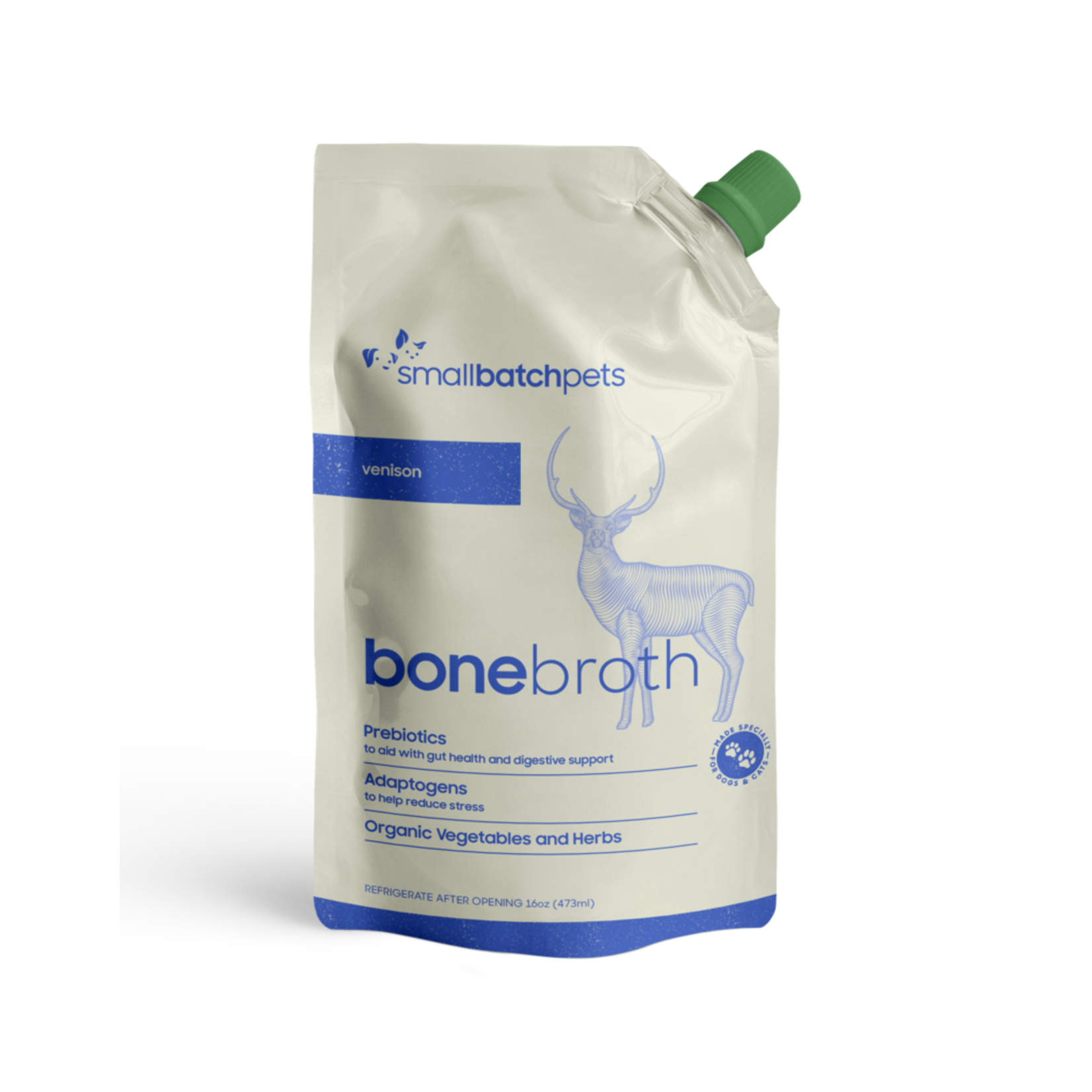 Smallbatch Smallbatch Shelf Stable Venison Bone Broth for Dogs 16 oz