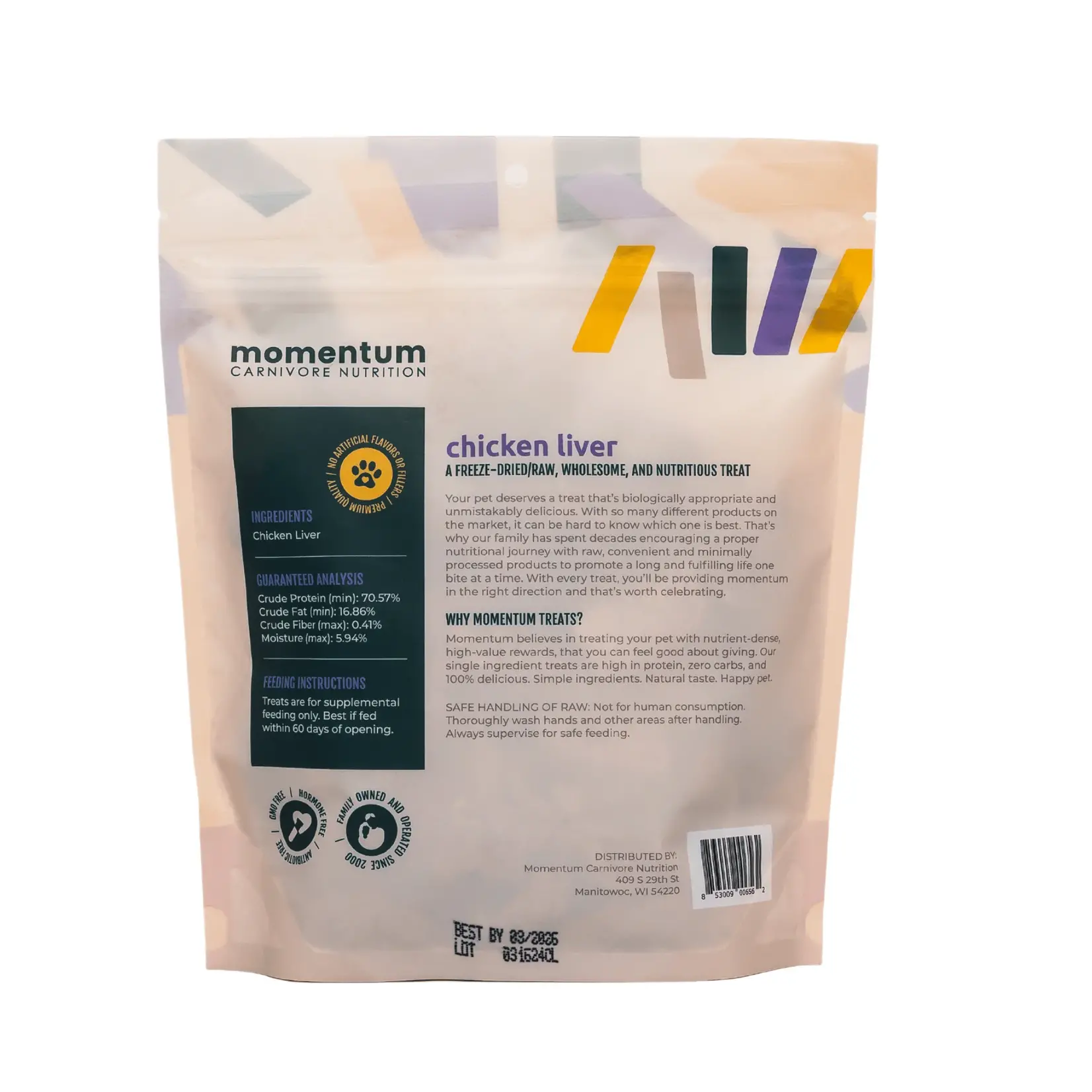 Momentum MOMENTUM FD Chicken Liver Treats 3.5oz