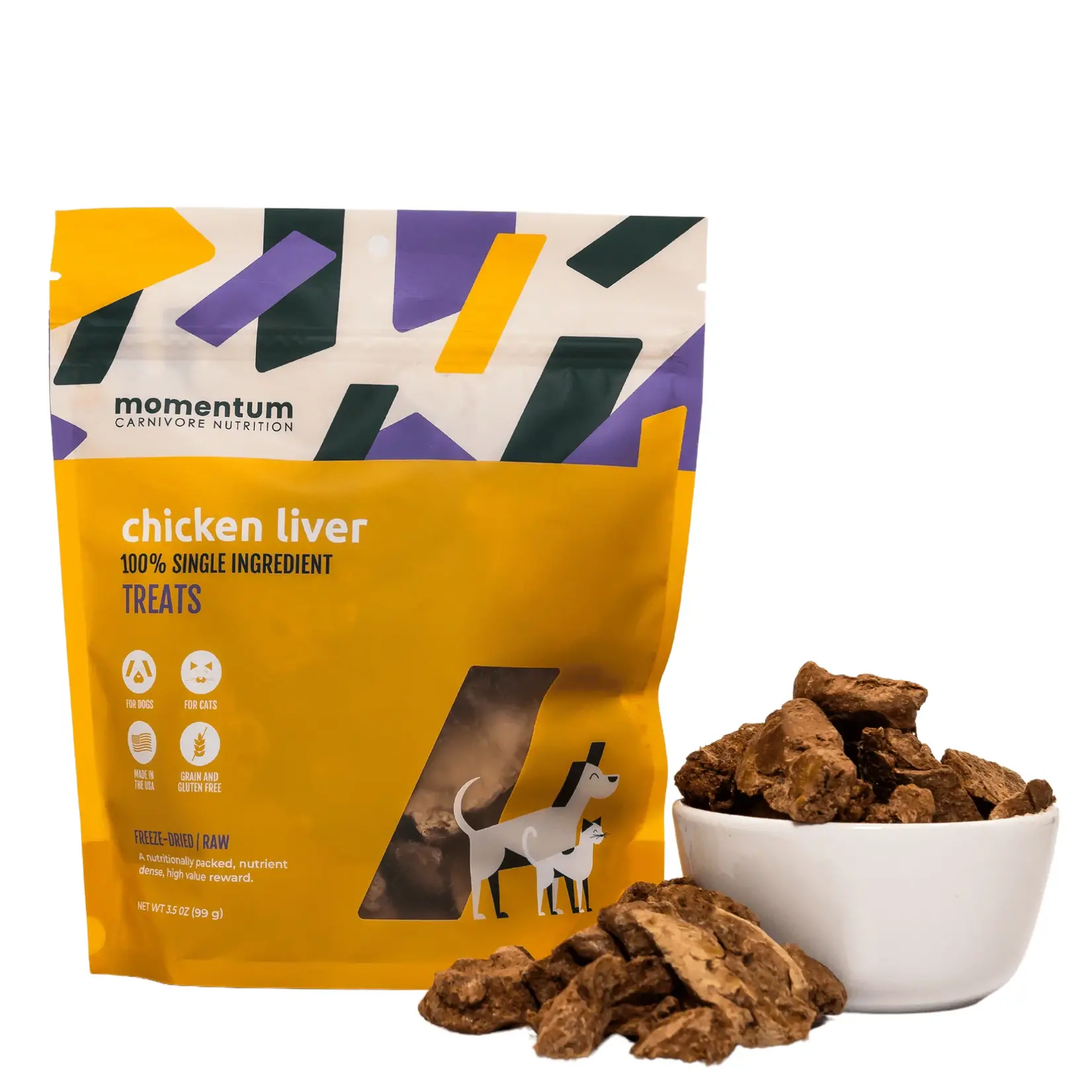 Momentum MOMENTUM FD Chicken Liver Treats 3.5oz
