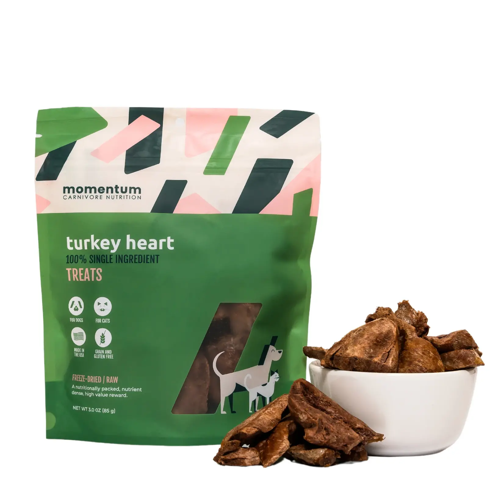 Momentum MOMENTUM FD Turkey Hearts Treats 3.5oz
