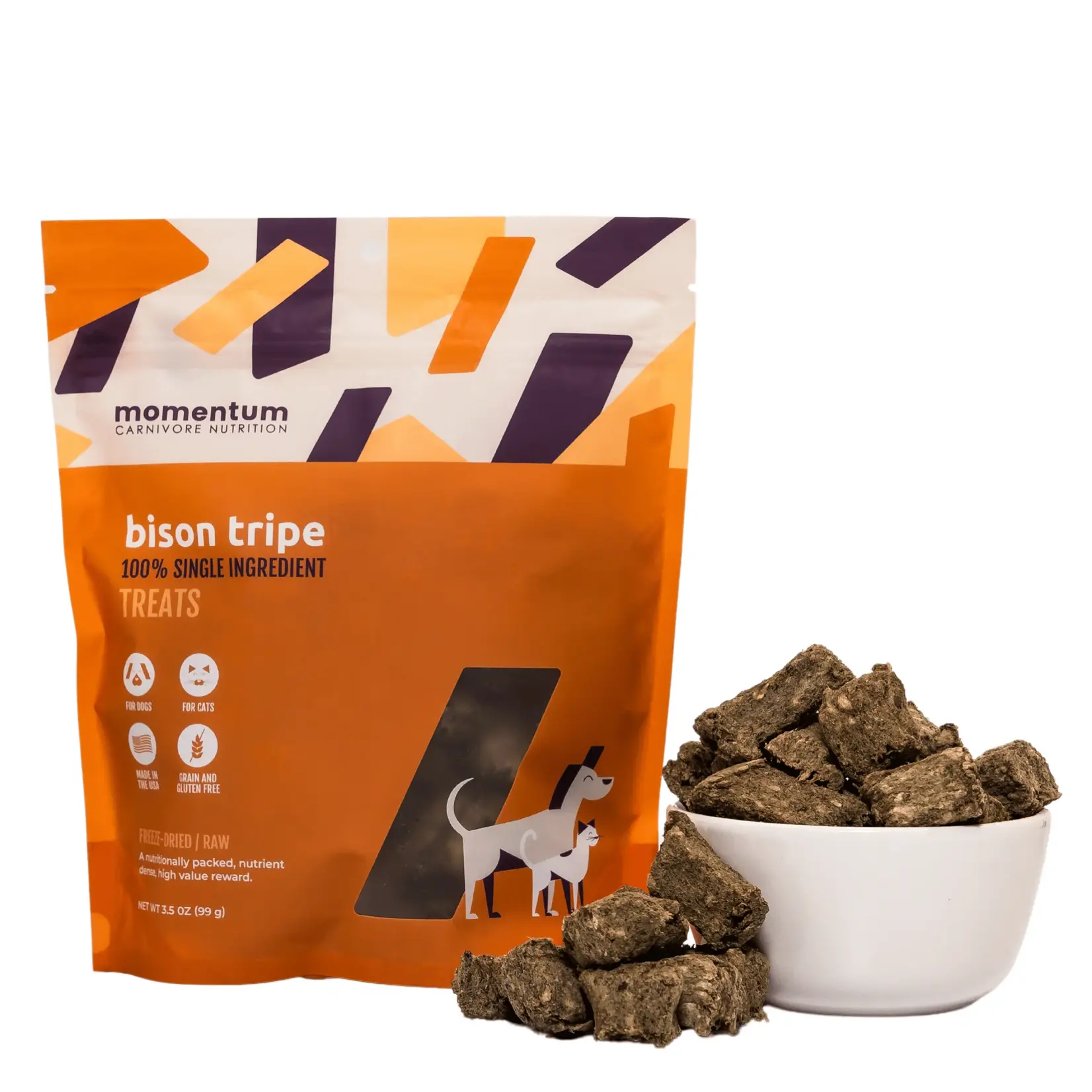 Momentum MOMENTUM FD Bison Tripe Treats 3.5oz