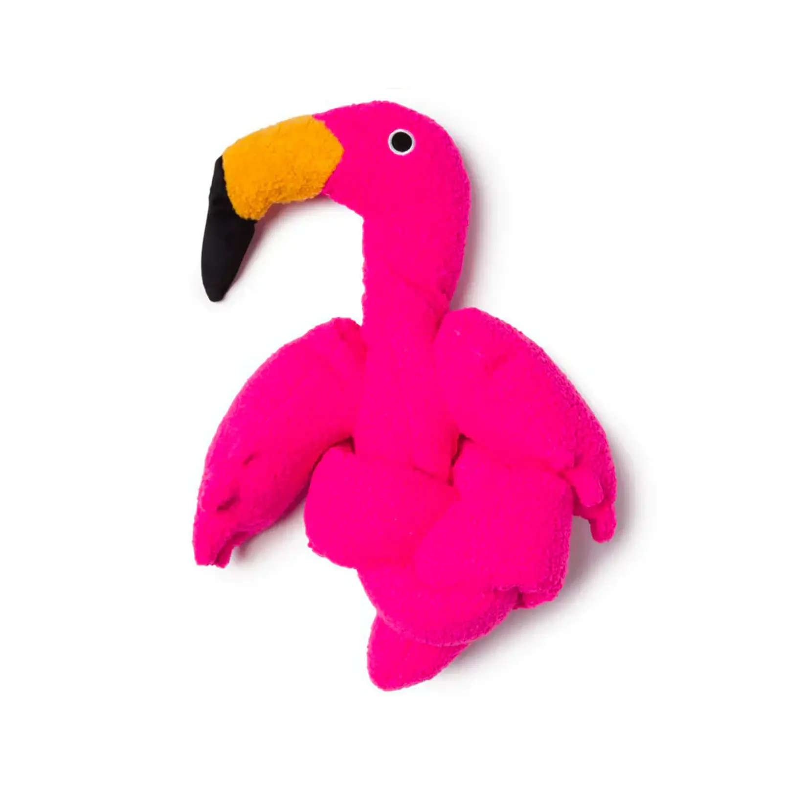 Fabdog FABDOG Twisty Flamingo Dog Toy