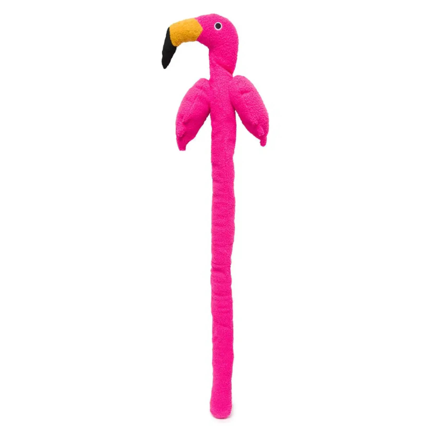 Fabdog FABDOG Twisty Flamingo Dog Toy