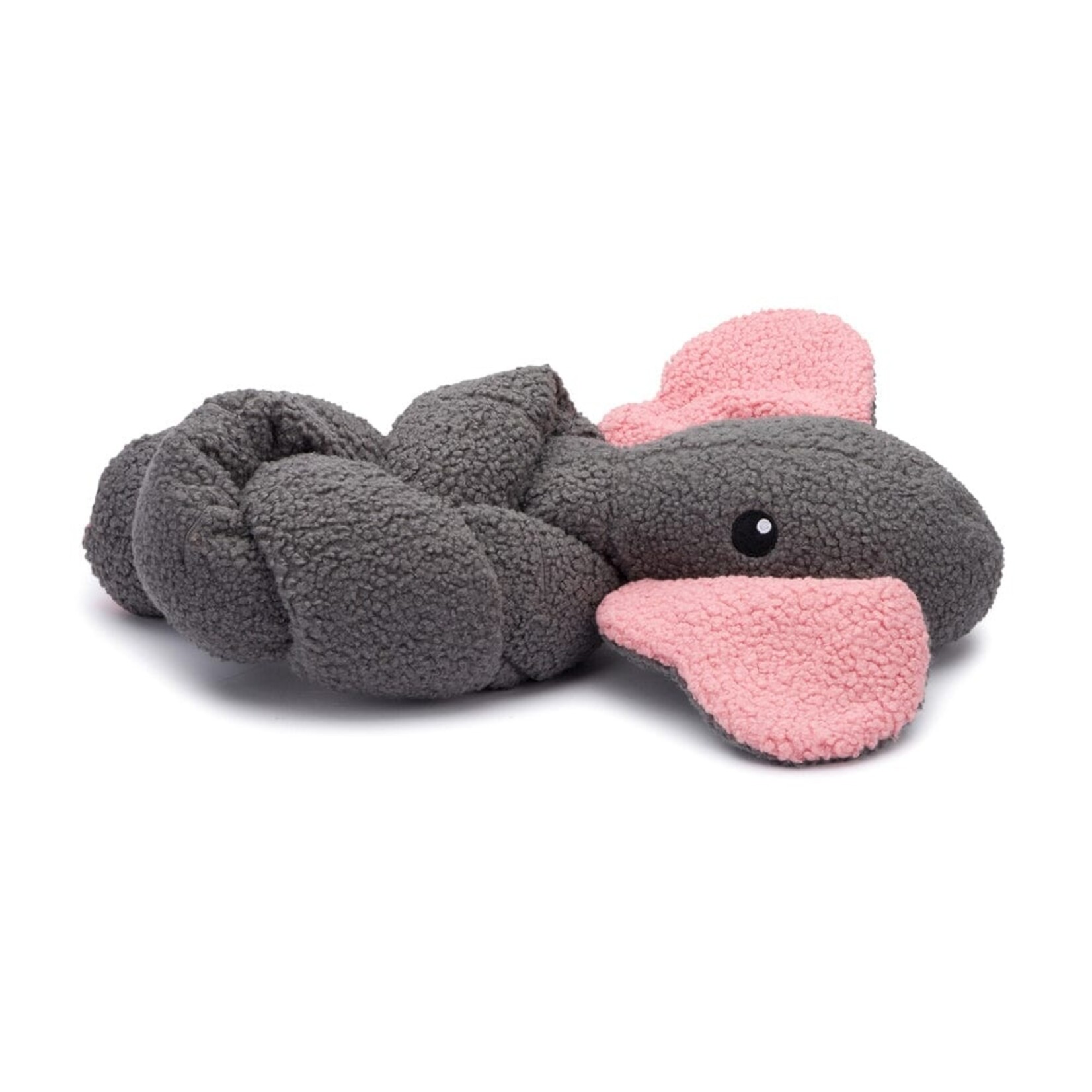 Fabdog FABDOG Twisty Elephant Dog Toy