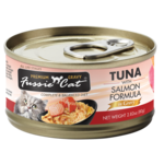 Fussie Cat FUSSIE Tuna Salmon in Gravy Cat Can 2.82oz