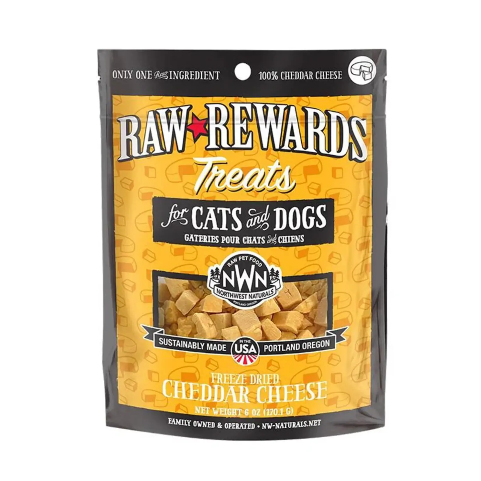 Northwest Naturals Northwest Naturals Raw Rewards Freeze Dried Cheddar Cheese, 6 oz