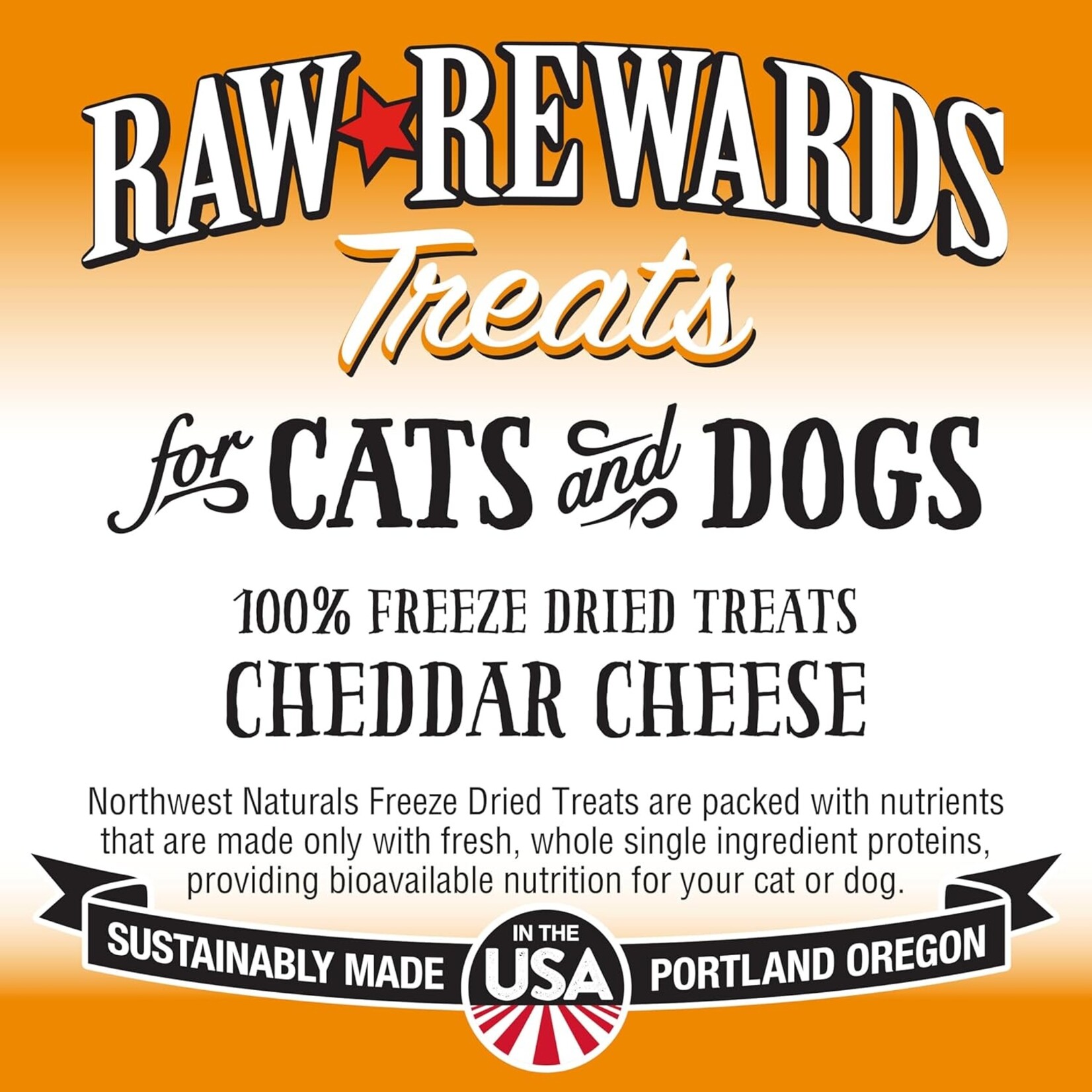 Northwest Naturals Northwest Naturals Raw Rewards Freeze Dried Cheddar Cheese, 6 oz