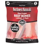 Northwest Naturals NORTHWEST NATURALS BEEF BONES  LARGE 6-8" 2PK