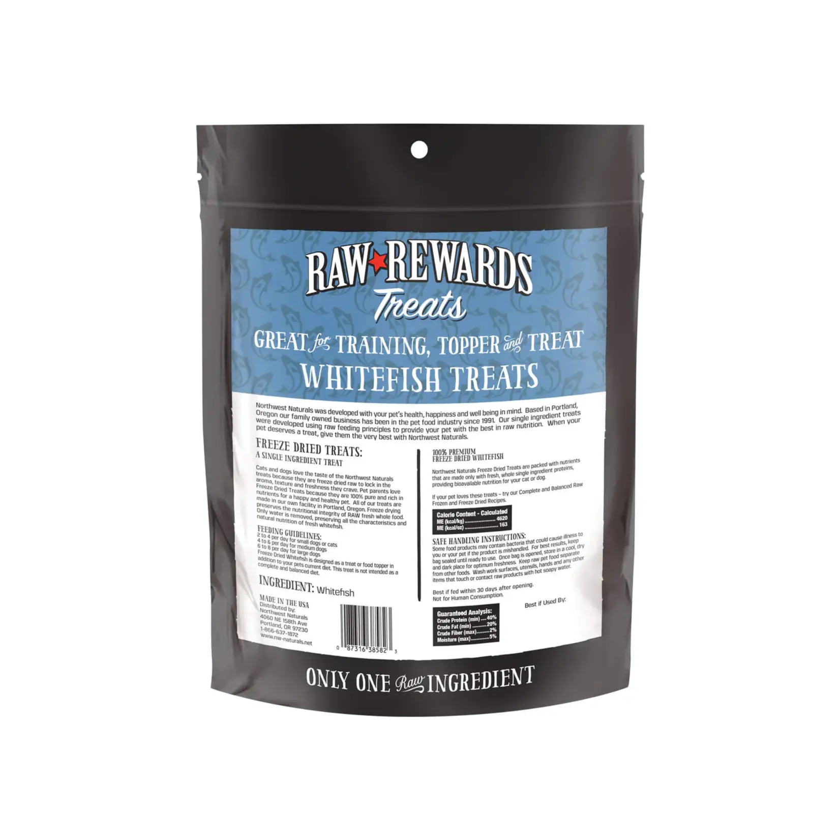 Northwest Naturals Northwest Naturals Freeze Dried Whitefish 2.5 oz