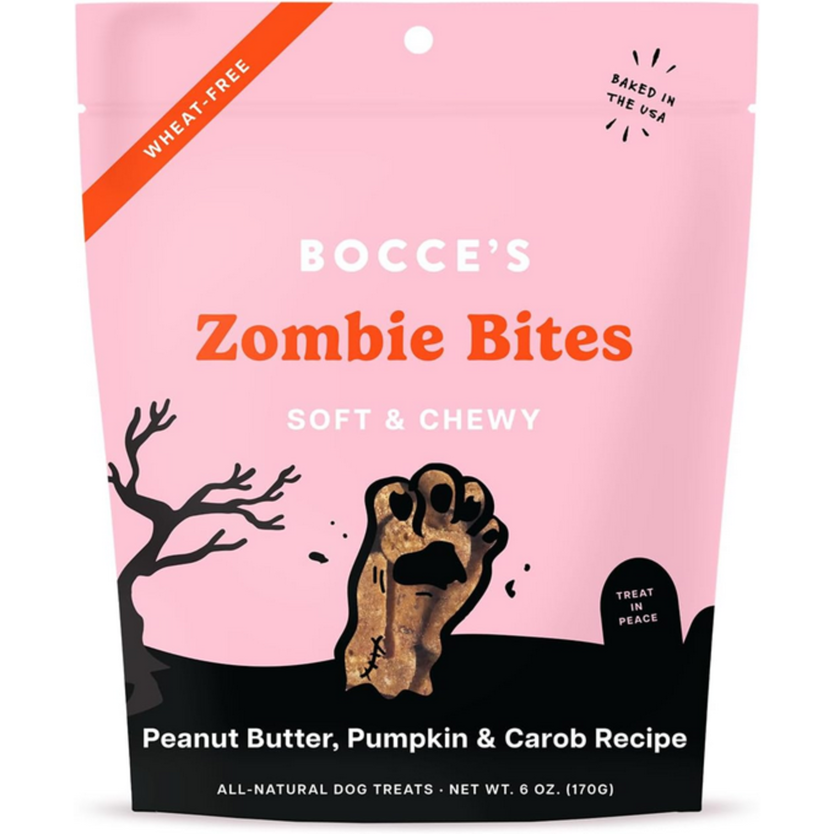 Bocce's BOCCE'S Halloween Zombie Bites Dog Treat 6oz