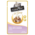 Fussie Cat FUSSIE Tuna Chicken Pouch GRAVY 2.47oz