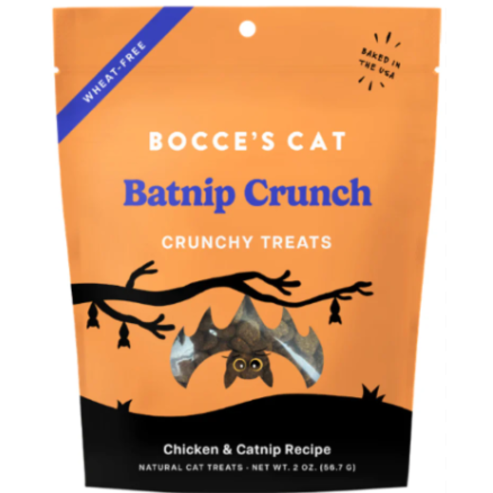 Bocce's BOCCE'S Halloween Batnip Crunch Cat Treat 2oz