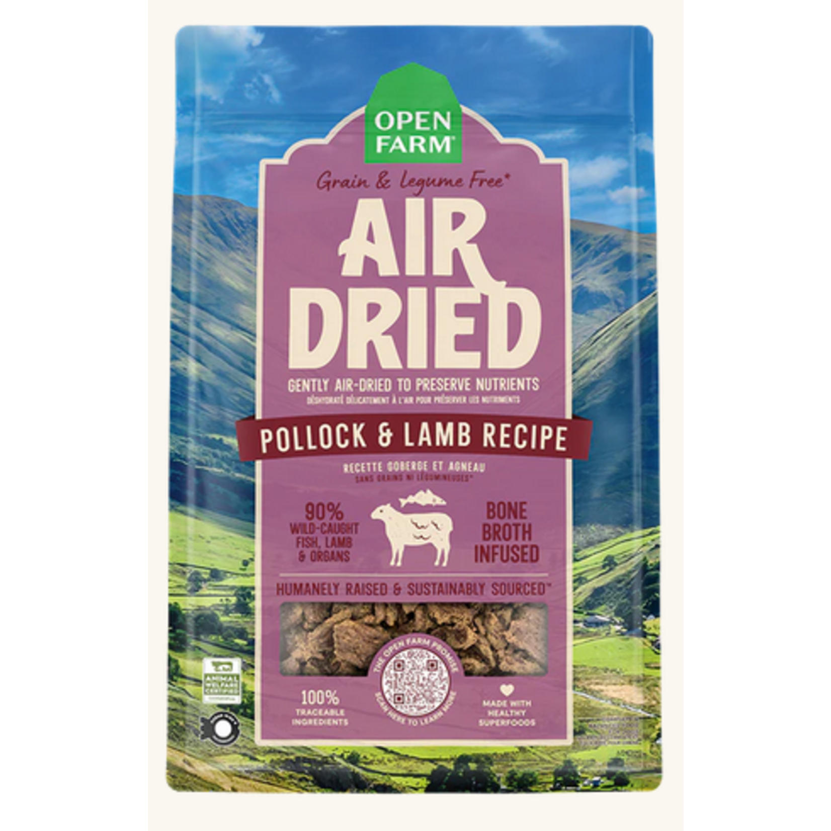 Open Farm OPEN FARM Air Dried Pollock & Lamb Dog Food