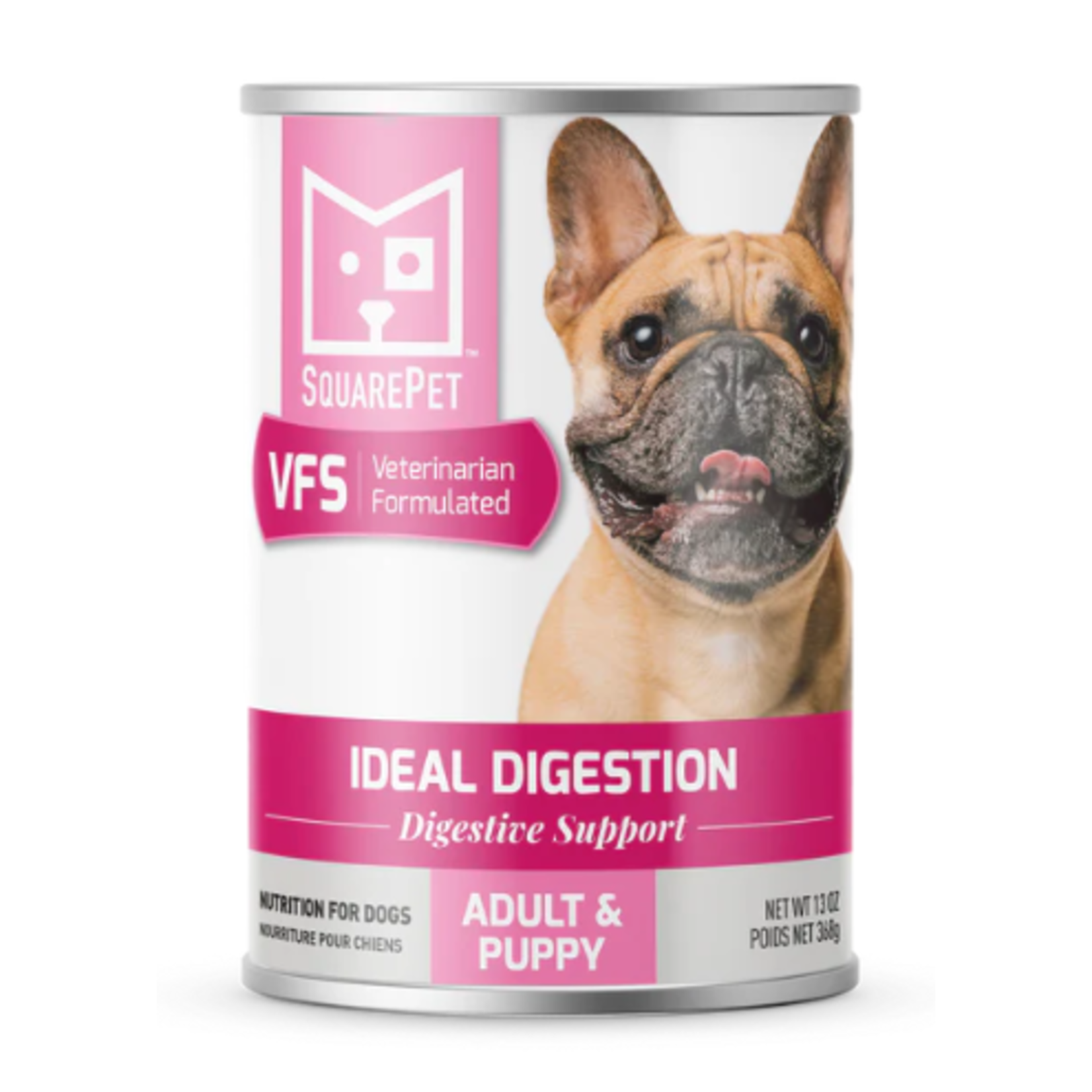 SquarePet SquarePet VFS Vet Formulated Ideal Digestion Support Adult & Puppy Wet Dog Food 13 oz