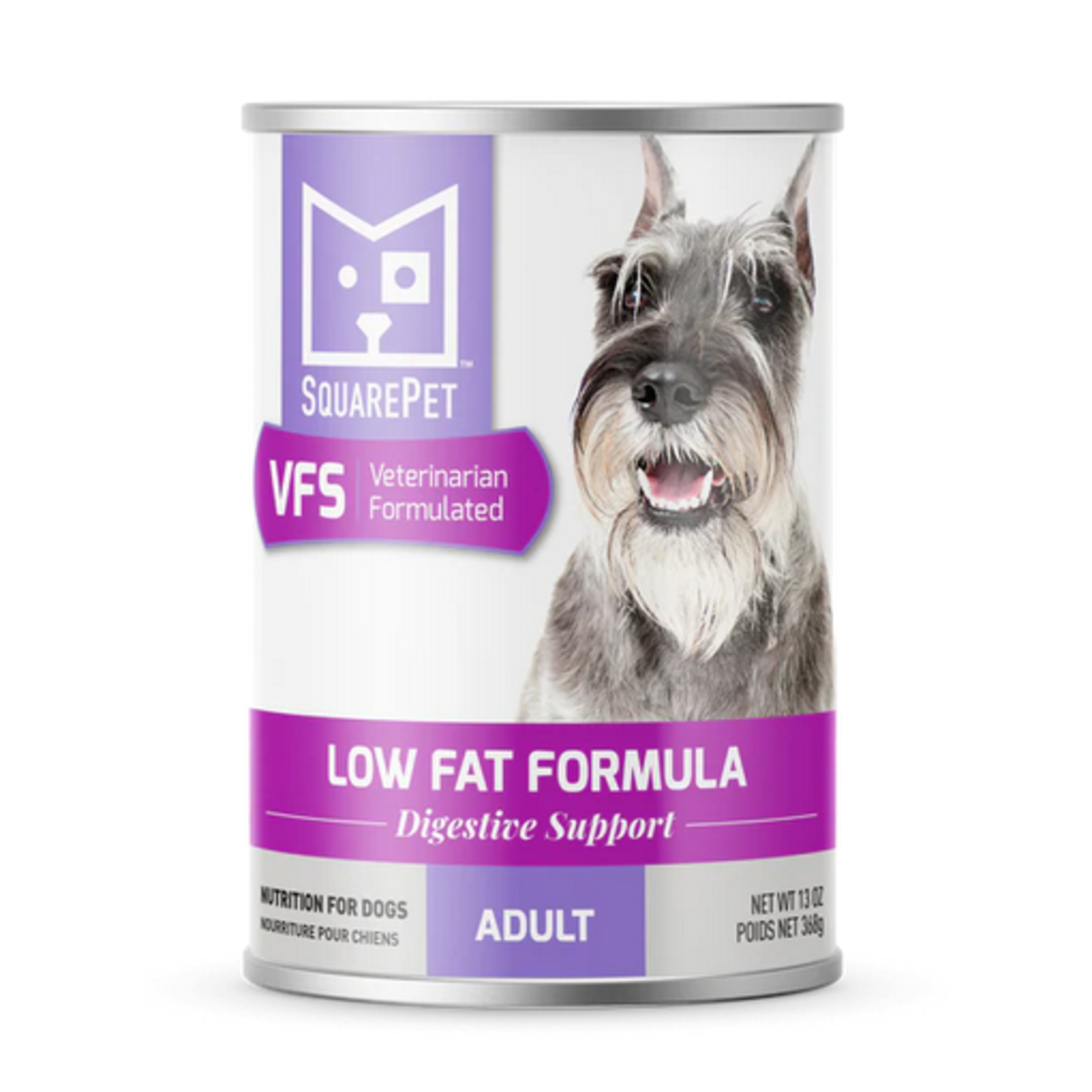 SquarePet SquarePet VFS Vet Formulated Low Fat Formula Digestive Support Wet Dog Food 13 oz