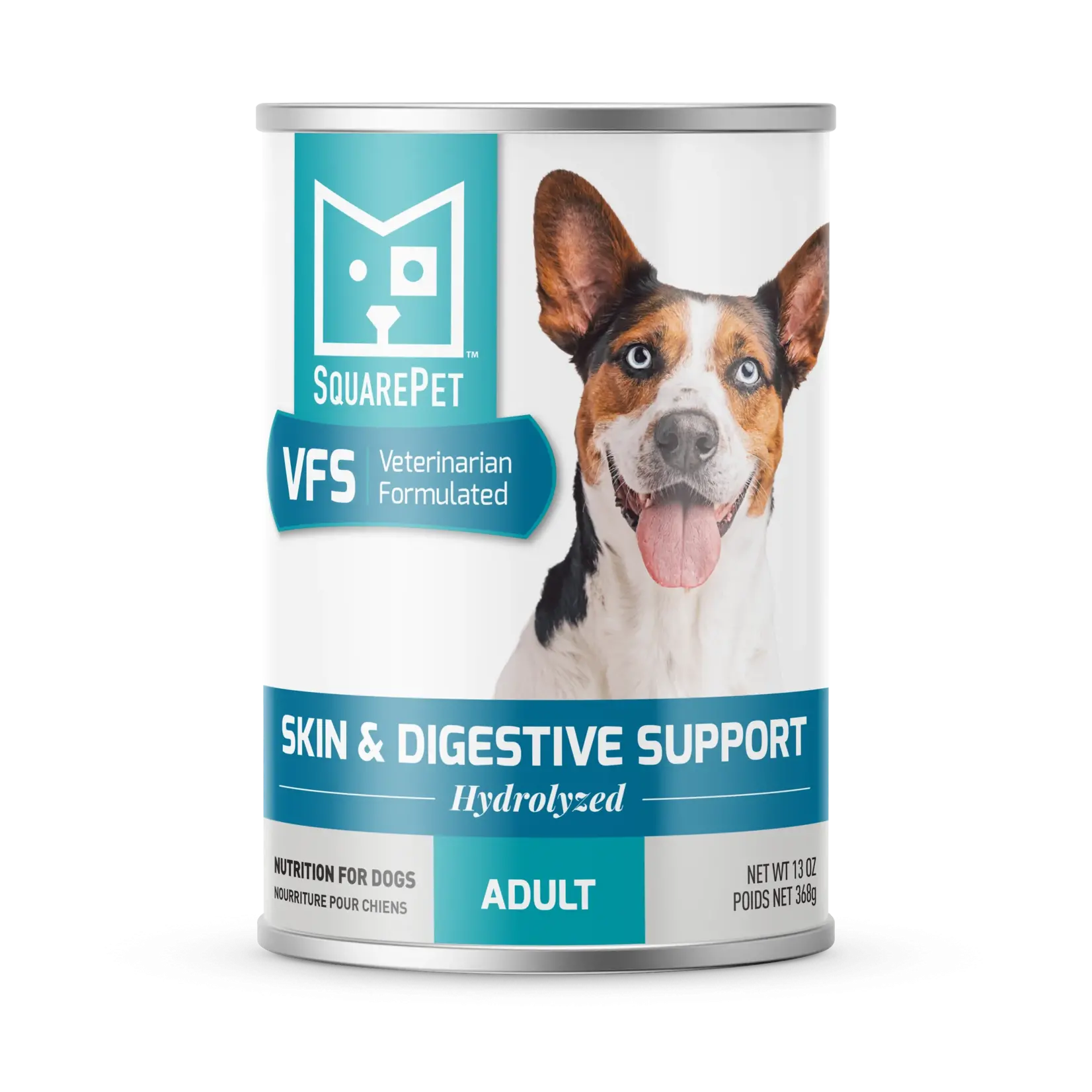 SquarePet SQUAREPET Dog Skin and Digestive Support 13oz Can