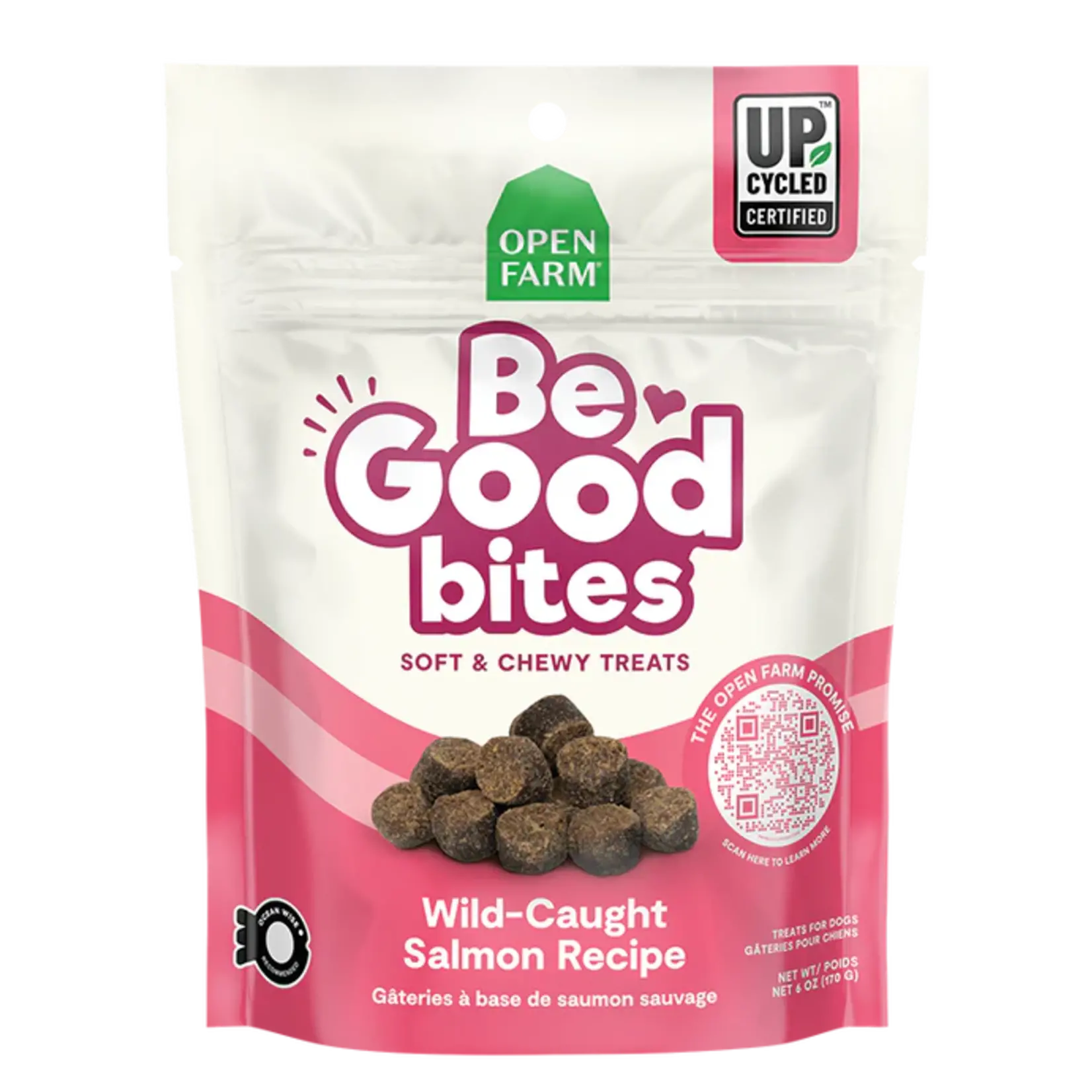 Open Farm OPEN FARM Treat Be Good Bites Wild Caught Salmon Dog 6oz