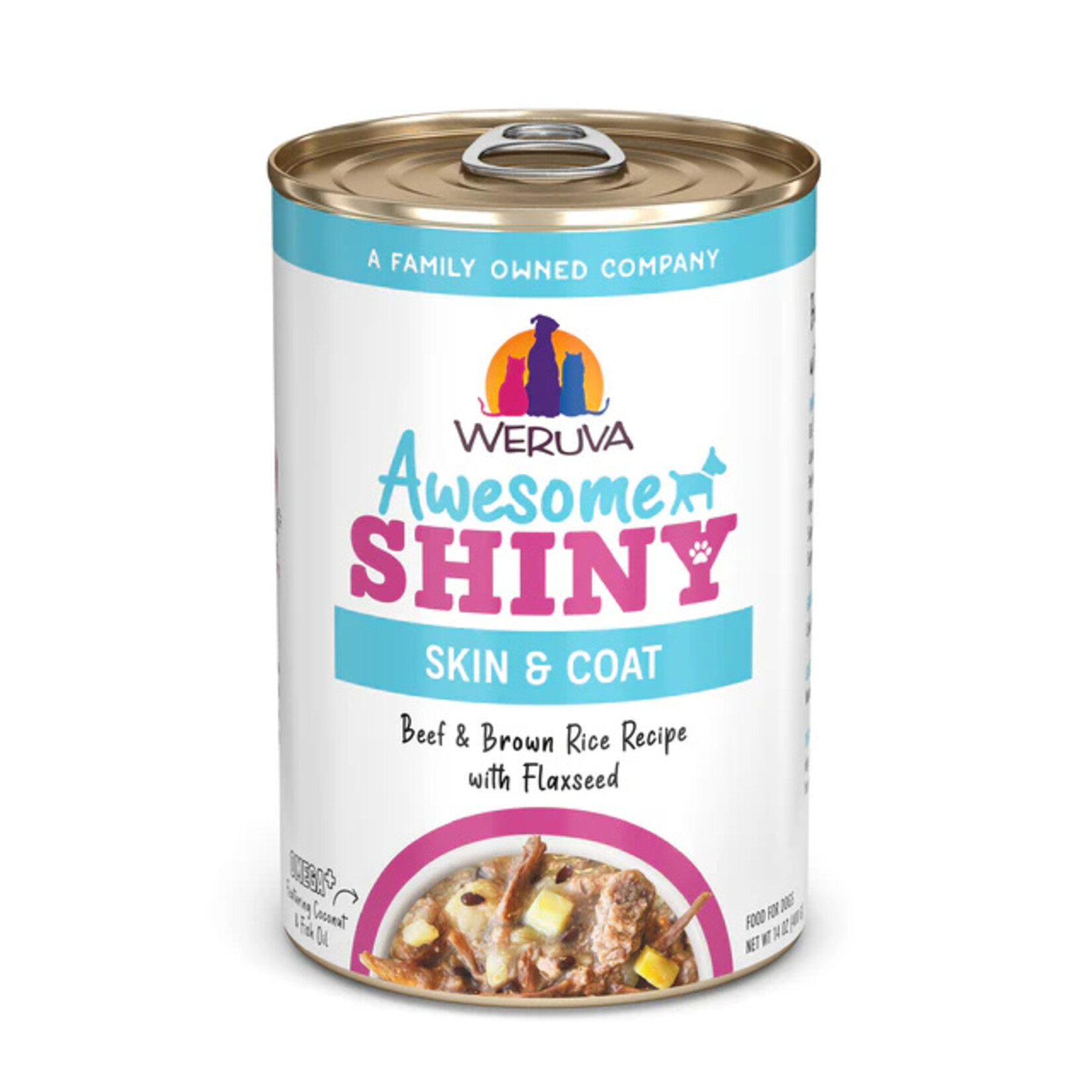 Weruva WERUVA Awesome Shiny Beef & Rice Dog 14oz