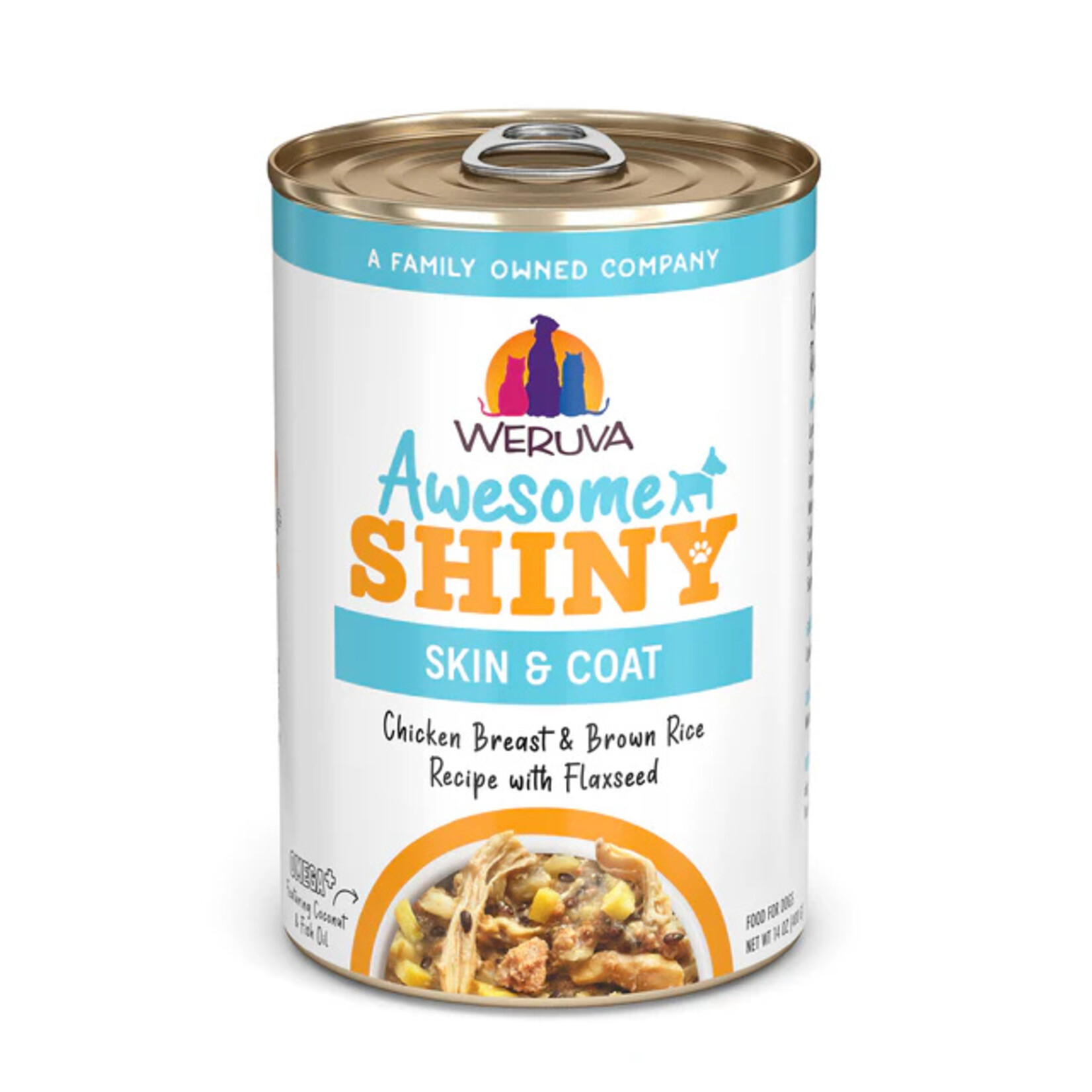 Weruva WERUVA Awesome Shiny Chicken & Rice Dog 14oz