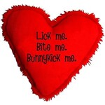 Yeowww YEOWWW Catnip Heart Attack Lick Me Bite Me Bunny Kick Me Cat Toy