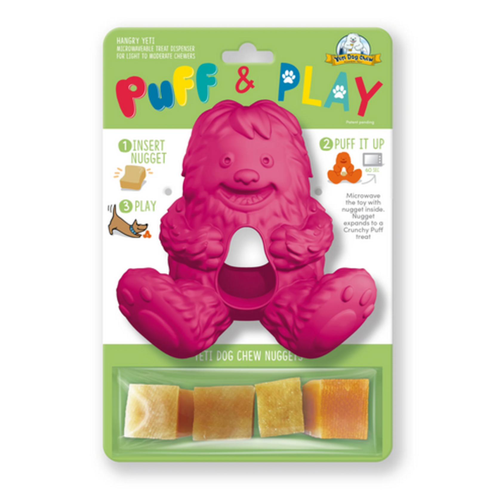 Yeti YETI Hangry Puff & Play Dog Toy Pink