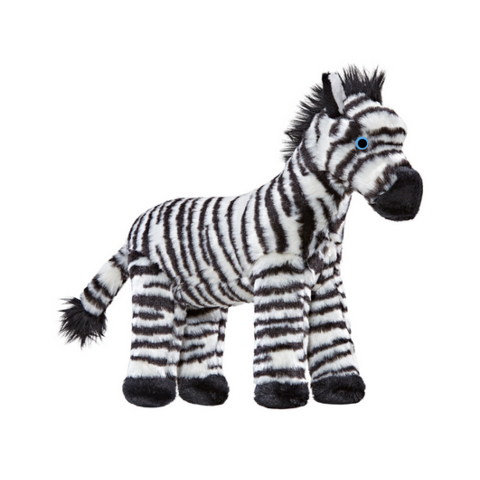 Fluff & Tuff F&T Bobby Zebra Med Dog Toy