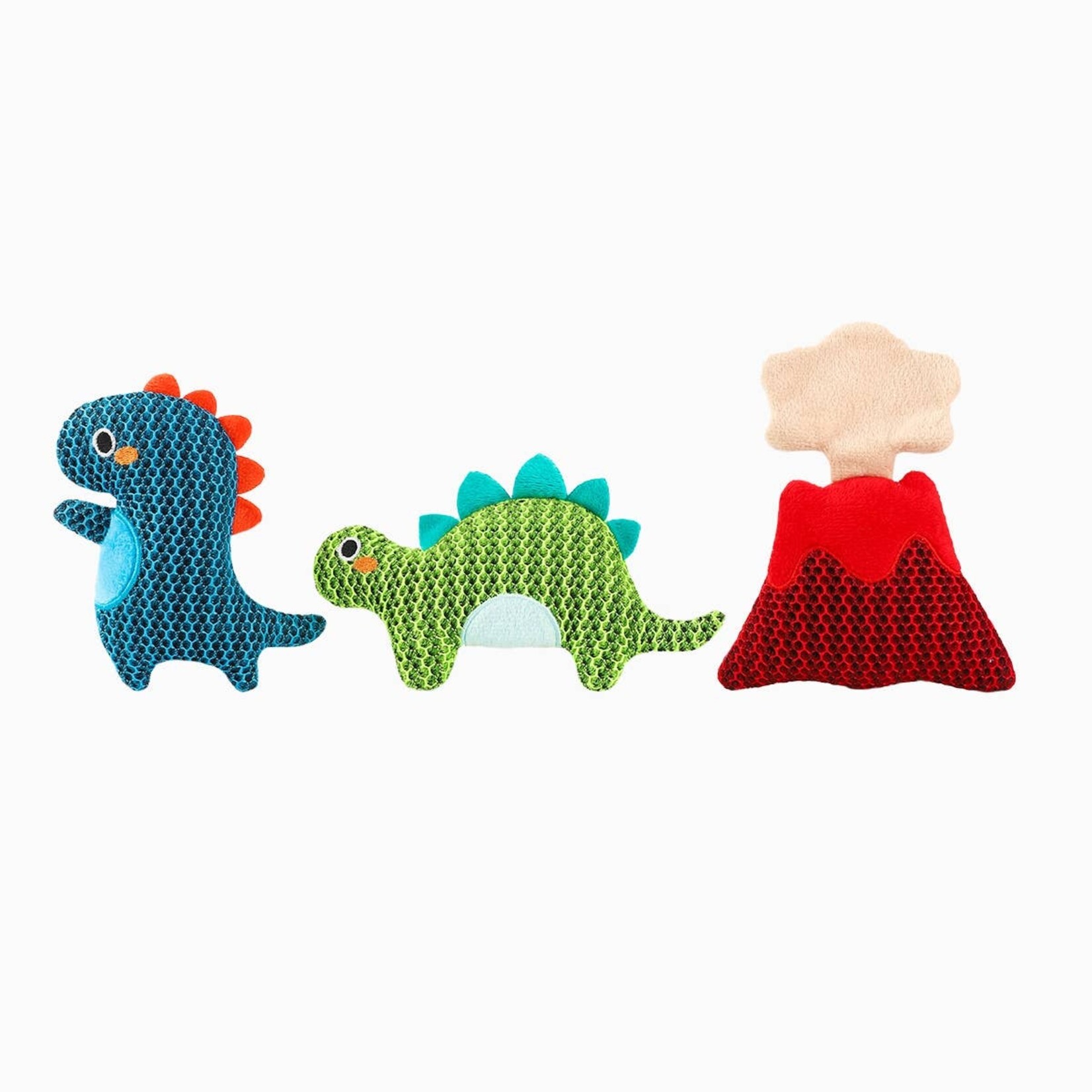 HugSmart HUGSMART Fuzzy Friends Dino Buds Dog Toy