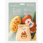 HugSmart HUGSMART Fuzzy Friendz BBQ Time Dog Toy